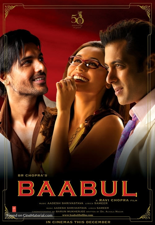 Baabul - Indian Movie Poster