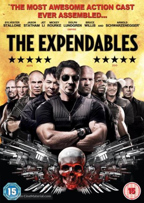 The Expendables - British Movie Cover