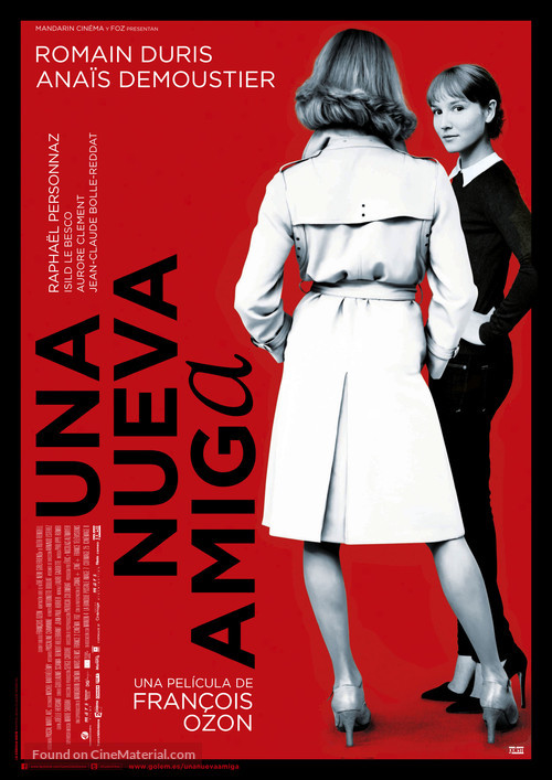 Une nouvelle amie - Spanish Movie Poster