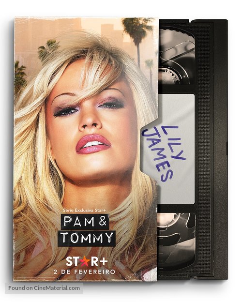 Pam &amp; Tommy - Brazilian Movie Poster