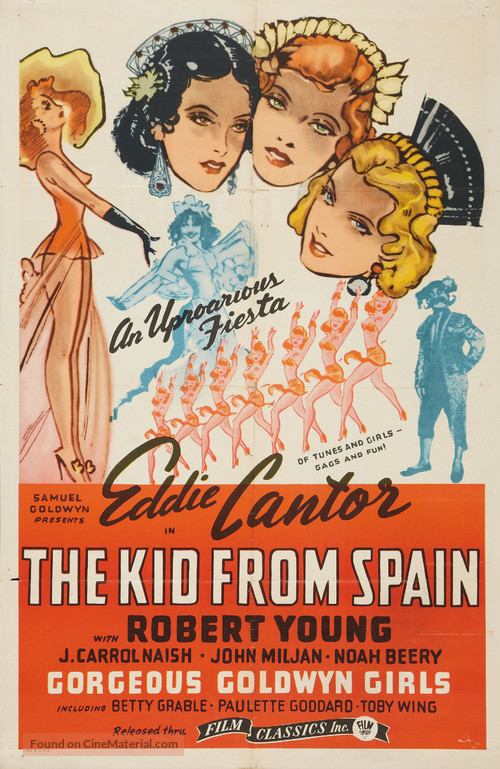 The Kid from Spain - Re-release movie poster