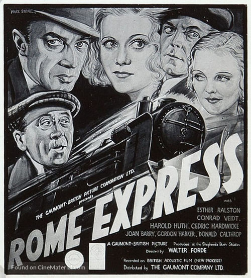 Rome Express - British Movie Poster