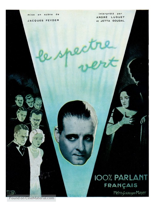 Le spectre vert - French Movie Poster