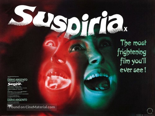 Suspiria - British Movie Poster