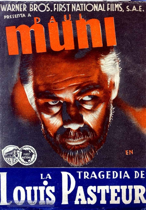 The Story of Louis Pasteur - Spanish Movie Poster
