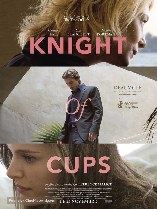 Knight of Cups - French Movie Poster