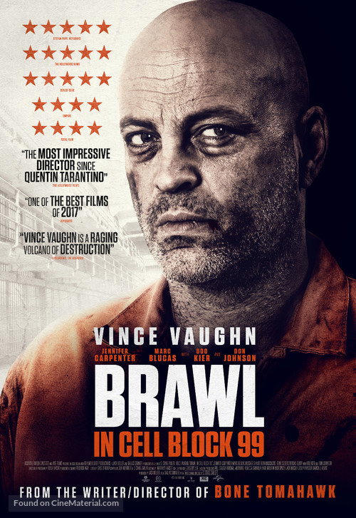 Brawl in Cell Block 99 - British Movie Poster