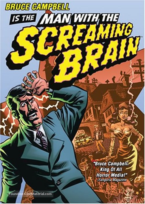Man with the Screaming Brain - poster