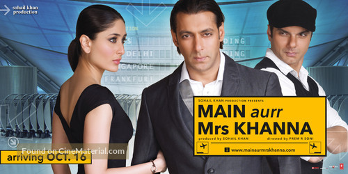 Main Aur Mrs Khanna - Indian Movie Poster