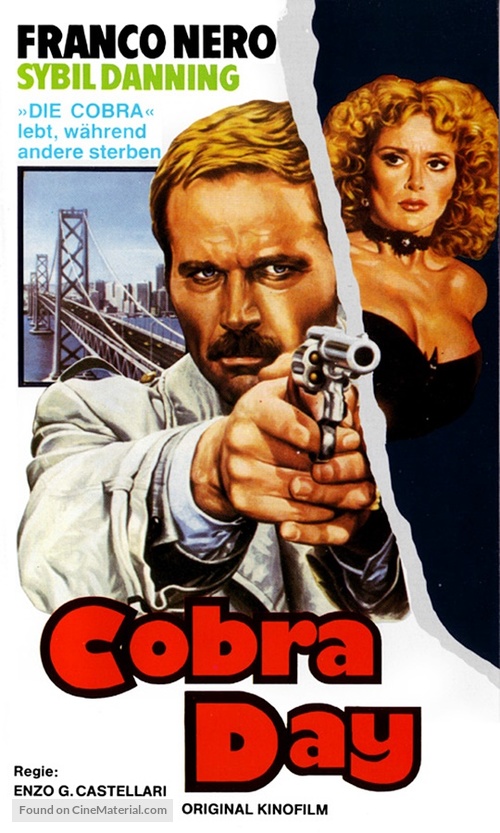 Il giorno del Cobra - German VHS movie cover