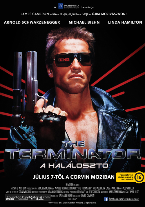 The Terminator - Hungarian Movie Poster
