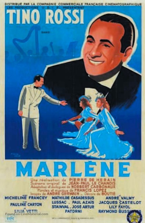 Marl&egrave;ne - French Movie Poster