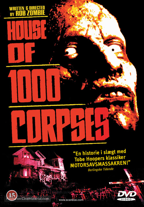 House of 1000 Corpses - Danish DVD movie cover