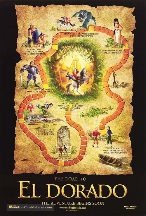 The Road to El Dorado - Movie Poster