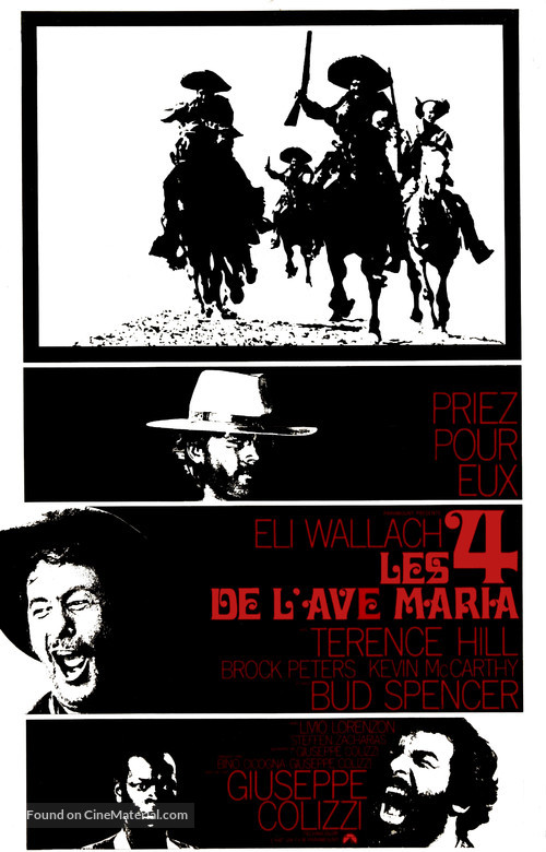 I quattro dell&#039;Ave Maria - French Movie Poster