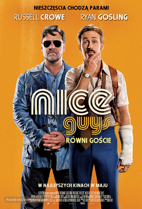 The Nice Guys - Polish Movie Poster