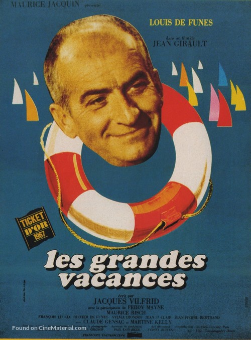 Les grandes vacances - French Movie Poster