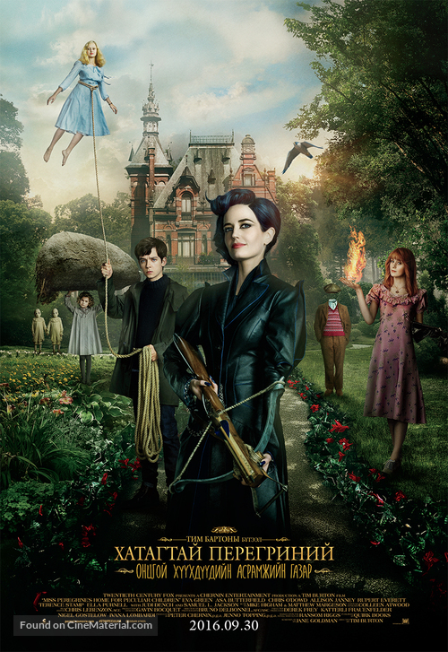 Miss Peregrine&#039;s Home for Peculiar Children - Mongolian Movie Poster