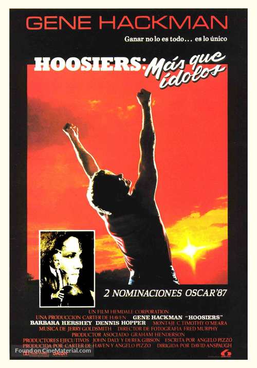 Hoosiers - Spanish Movie Poster