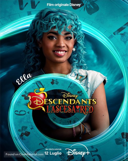 Descendants: The Rise of Red - Italian Movie Poster