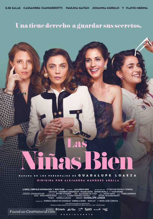 Las ni&ntilde;as bien - Mexican Movie Poster