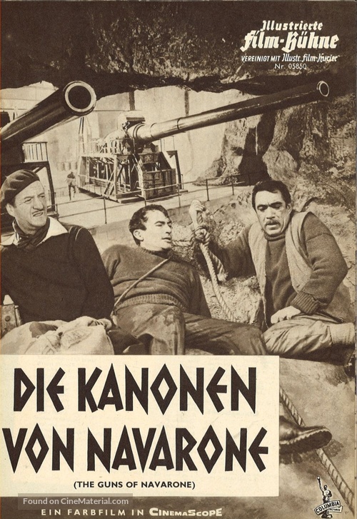 The Guns of Navarone - German poster