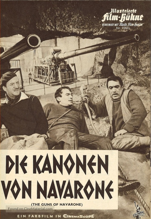 The Guns of Navarone - German poster