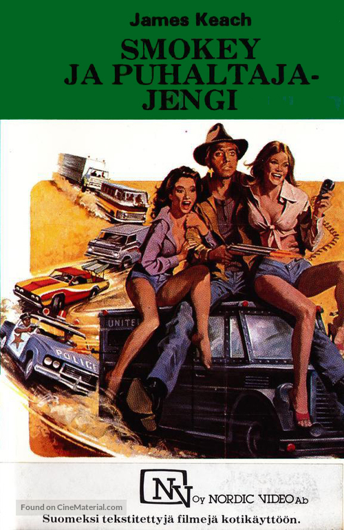 Smokey and the Hotwire Gang - Finnish VHS movie cover