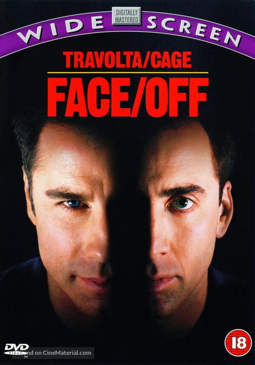 Face/Off - British DVD movie cover