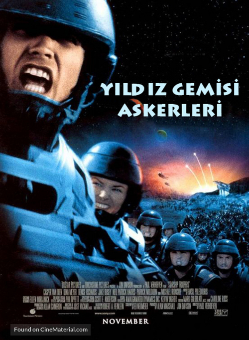 Starship Troopers - Turkish Movie Poster