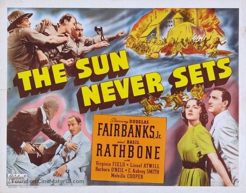 The Sun Never Sets - Re-release movie poster