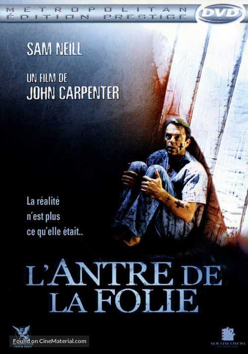 In the Mouth of Madness - French DVD movie cover