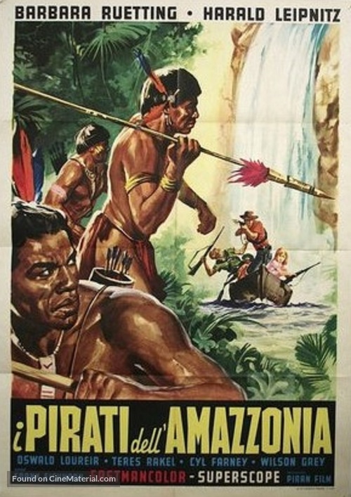 Und der Amazonas schweigt - Italian Movie Poster