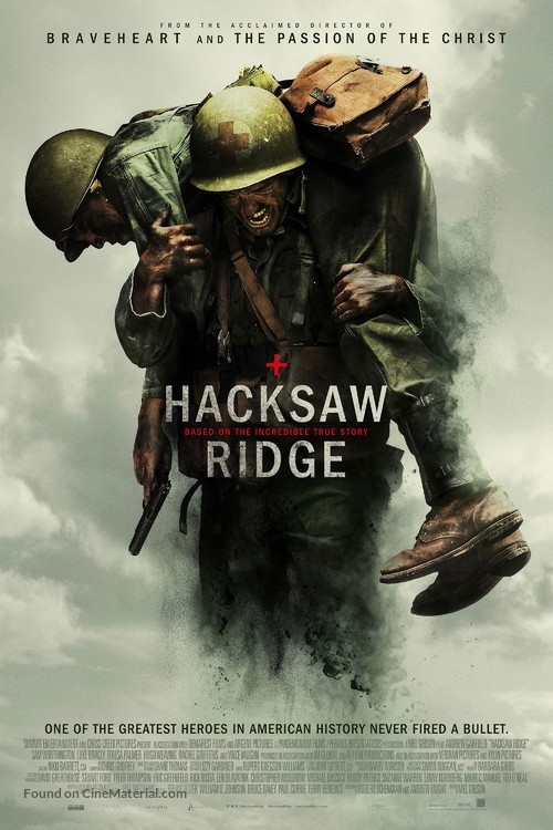 Hacksaw Ridge - British Movie Poster