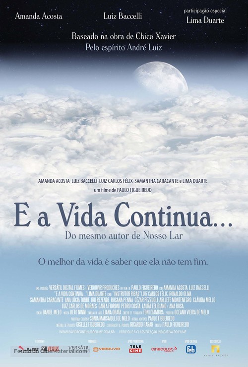 E a Vida Continua... - Brazilian Movie Poster