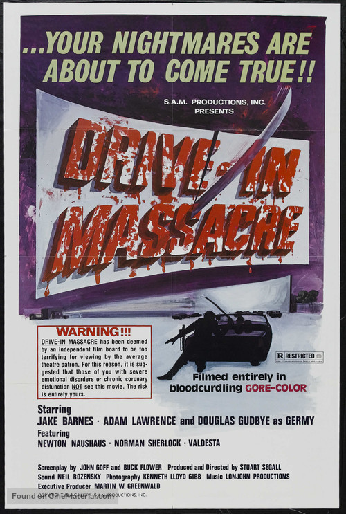Drive in Massacre - Movie Poster