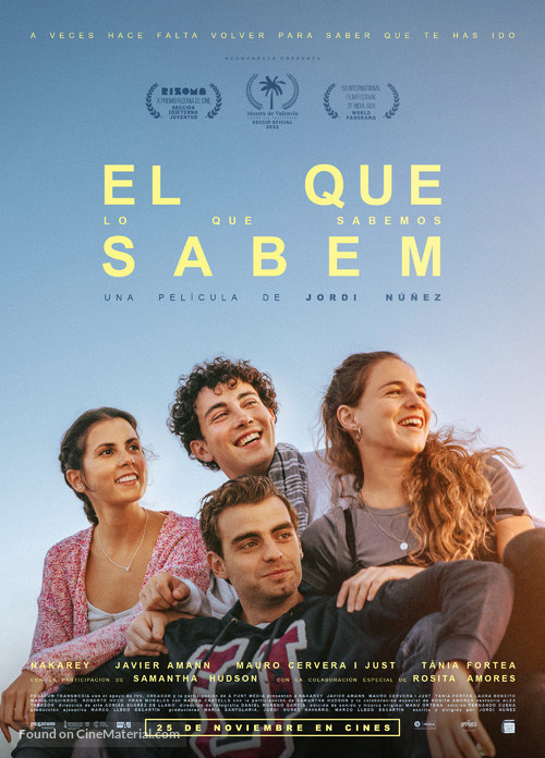 Lo que sabemos - Spanish Movie Poster