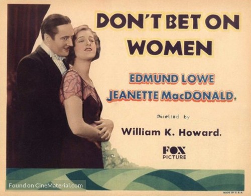 Don&#039;t Bet on Women - Movie Poster