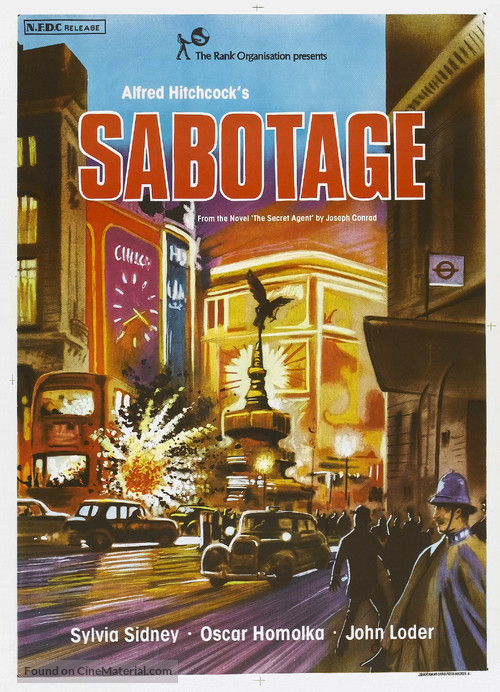 Sabotage - Indian Re-release movie poster