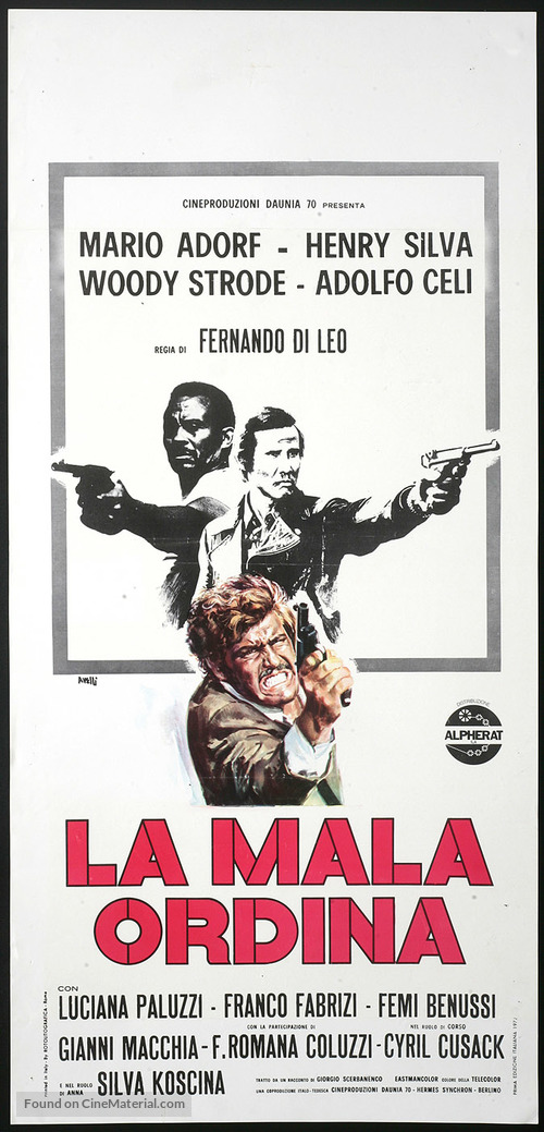 La mala ordina - Italian Movie Poster