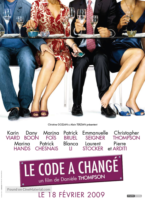 Le code a chang&eacute; - French Movie Poster