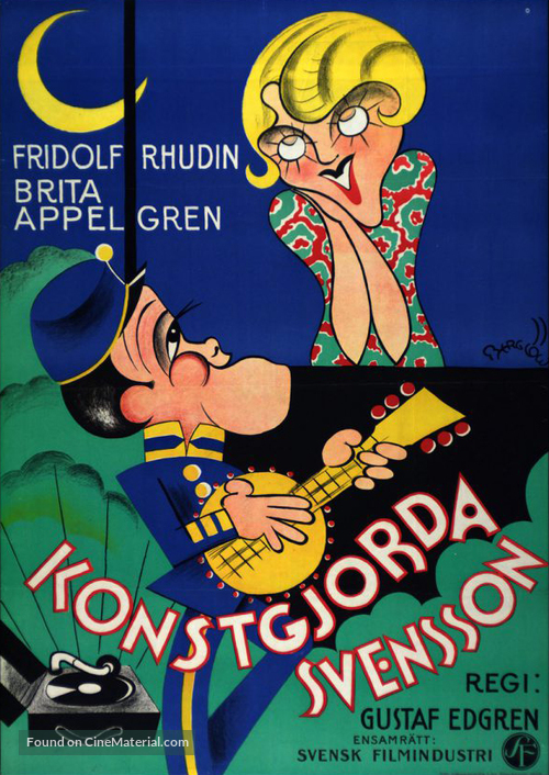 Konstgjorda Svensson - Swedish Movie Poster