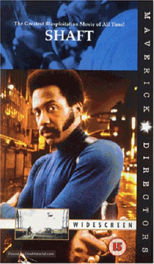 Shaft - British VHS movie cover