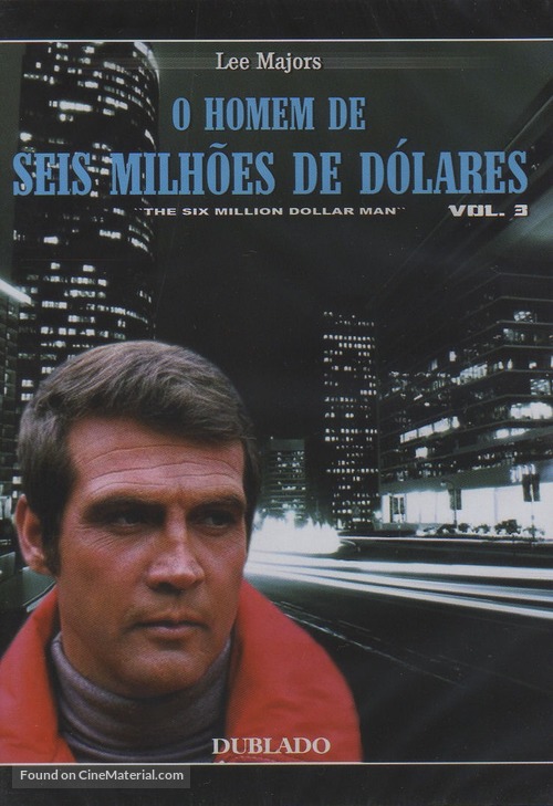 &quot;The Six Million Dollar Man&quot; - Brazilian DVD movie cover