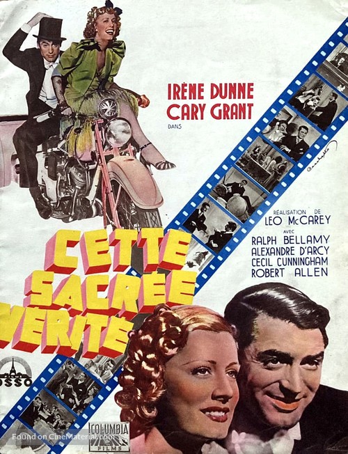 The Awful Truth - French Movie Poster