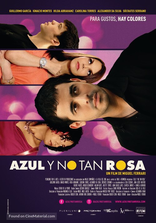 Azul y no tan rosa - Venezuelan Movie Poster