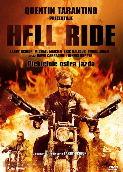 Hell Ride - Polish DVD movie cover