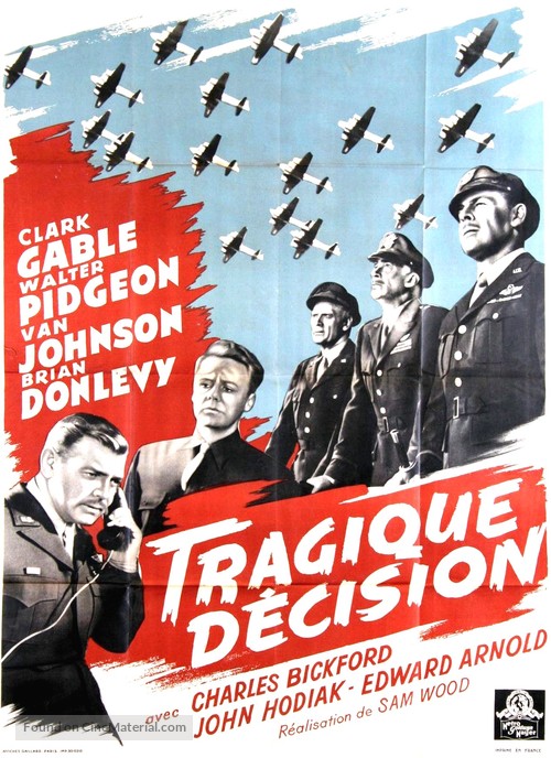 Command Decision - French Movie Poster