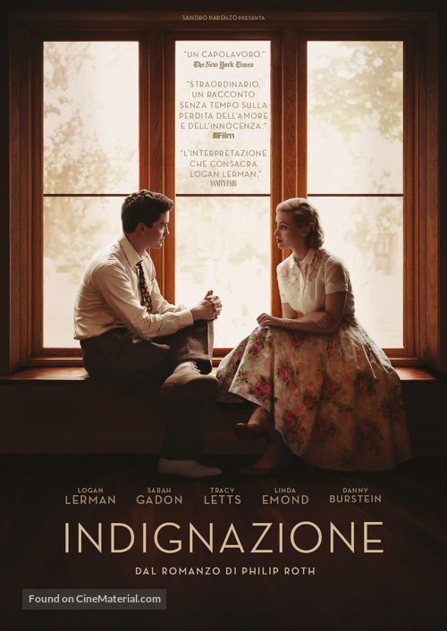 Indignation - Movie Poster