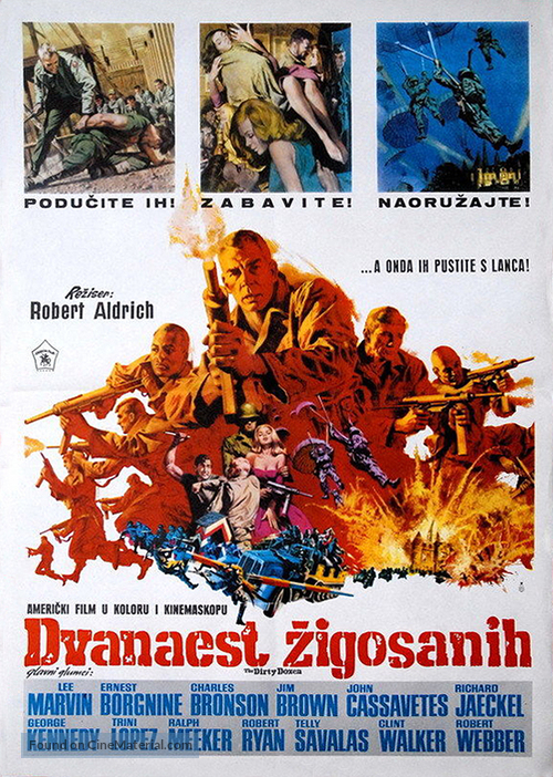 The Dirty Dozen - Yugoslav Movie Poster